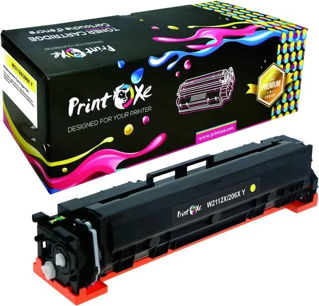 Alt view image 4 of 5 - 206X Compatible Set WITHOUT CHIP of 4 Toner High Yield Cartridges of 206A | Black W2110X | Cyan W2111X | Yellow W2112X | Magenta W2113X | for HP