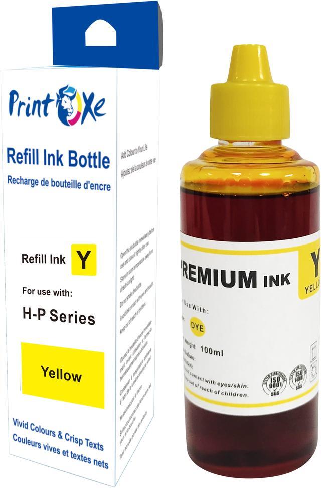 Alt view image 4 of 5 - Universal Ink Refill 5 Bottles for HP & Desktop CISS & Cartridges (Refill Kit for Cartridges Not Included) 2 Black 3701 | Cyan 3702 | Magenta 3703 | Yellow 3704