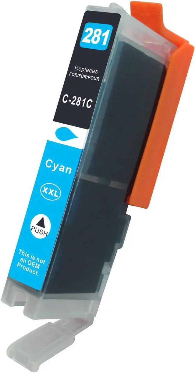 Alt view image 4 of 7 - PGI 280 / CLI 281 XXL Compatible Set + Black | 6 Ink Cartridges | WITHOUT Photo Blue for TR7500 TR7520 TR8500 TR8520 TR8620 TS6100 TS6120 TS6200 TS6220 TS6300 TS6320 TS9520 TS9521C TS702