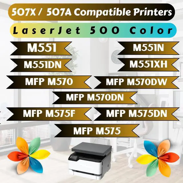 Alt view image 2 of 4 - CE400X Compatible 507X BLACK High Version of CE400A 507A Black Toner Cartridge for HP Laserjet Enterprise 500 Color M551 M551n M551dn M551xh M575 M575f M575dn