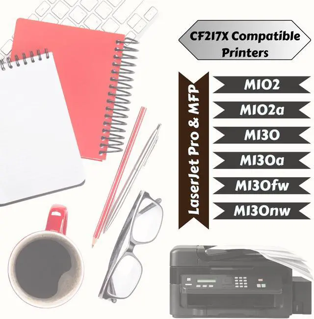 Alt view image 4 of 5 - CF219A Drum & 2 CF217X Compatible Cartridges High Yield of CF217A for HP M102 / M102a / M102w / M130 / M130a / M130fw / M130nw / M130
