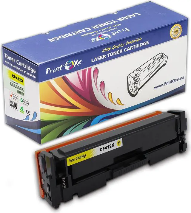 Alt view image 3 of 3 - CF410X CF411X CF412X CF413X Compatible Set of 4 High Yield Toners for HP Color Laserjet Pro M452dw 452dn 452nw and MFP M477fnw M477fdn M477fdw