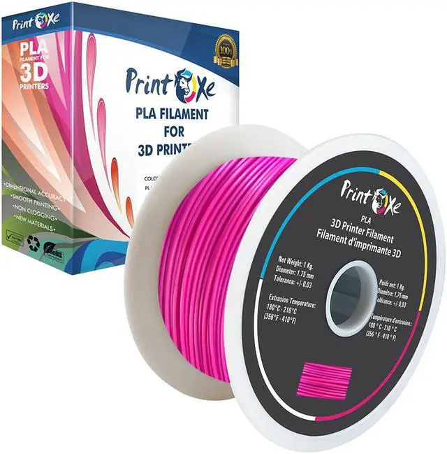 Main image of 3D Aubergine (Brownish-Purple) Colour PLA Printer Filament 1.75 - 1Kg Spool (2.2 LBs) Dimensional Accuracy +/- 0.03 mm