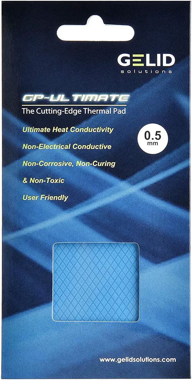 Alt view image 6 of 8 - Gelid Solutions GP-Ultimate 15W- Thermal Pad 120x20x0.5mm. Excellent Heat Conduction, Ideal Gap Filler. Easy Installation - 1 Pack
