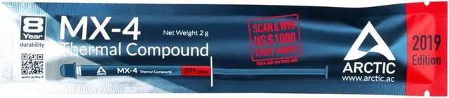 Main image of ARCTIC MX-4 - Thermal Compound Paste, Carbon Based High Performance, Heatsink Paste, Thermal Compound CPU for All Coolers, Thermal Interface Material