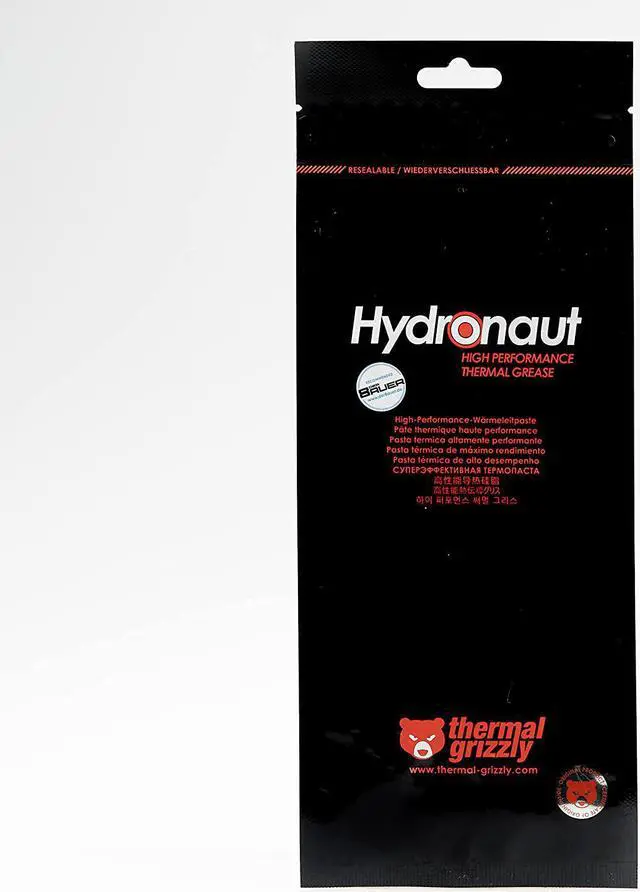 Alt view image 3 of 4 - Thermal Grizzly Hydronaut - Conductive, High Performance Thermal Paste - Extensive for air cooling systems, water cooling, for all heatsinks CPU and GPU 7.8g