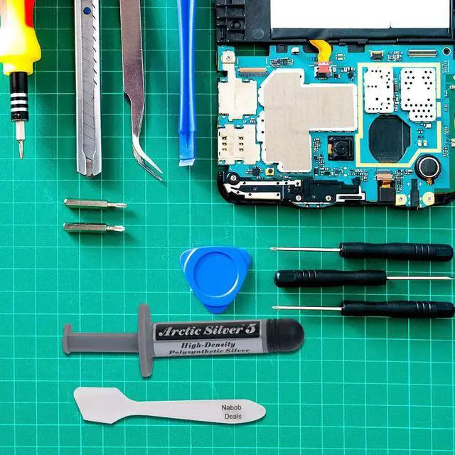 Alt view image 2 of 6 - Arctic Silver 5 Thermal Cooling Compound Paste 3.5g Heatsink Paste High-Density Polysynthetic Silver with Bonus Tool (Arctic Silver with Bonus Tool)