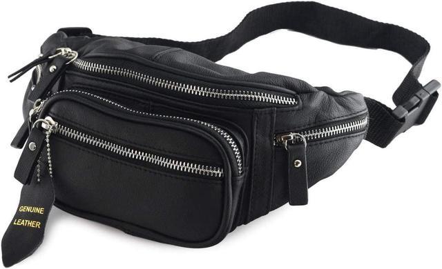 Multi-pocket Women Shoulder Bag Fashion PU Leather Funny Pack Bum