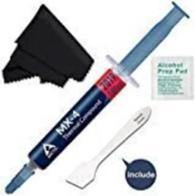 Main image of Thermal Compound Paste, Carbon Based High Performance, Heatsink Paste, CPU for All Coolers, Interface Material, 4 Grams with Value Pack by Nabob Deals