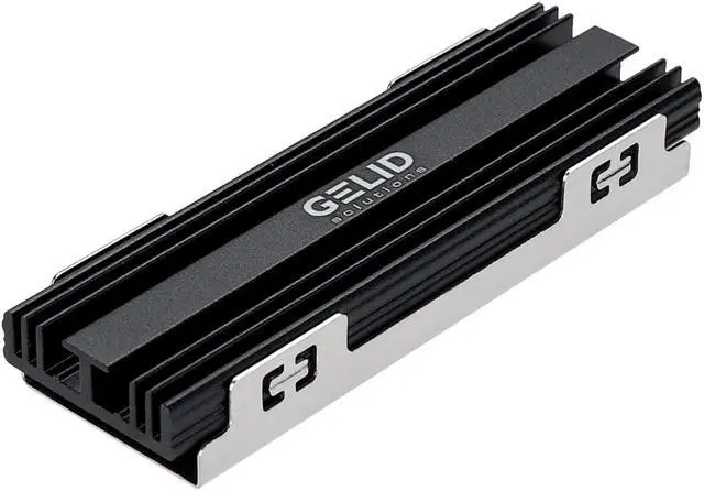 Alt view image 2 of 6 - Gelid Solutions Icecap M.2–SSD Cooler with Thermal Throttling–M.2 2280 SSD Compatible–Aluminum Heatsink-Thermal Pad Included 72x23x10