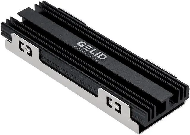 Alt view image 3 of 6 - Gelid Solutions Icecap M.2–SSD Cooler with Thermal Throttling–M.2 2280 SSD Compatible–Aluminum Heatsink-Thermal Pad Included 72x23x10