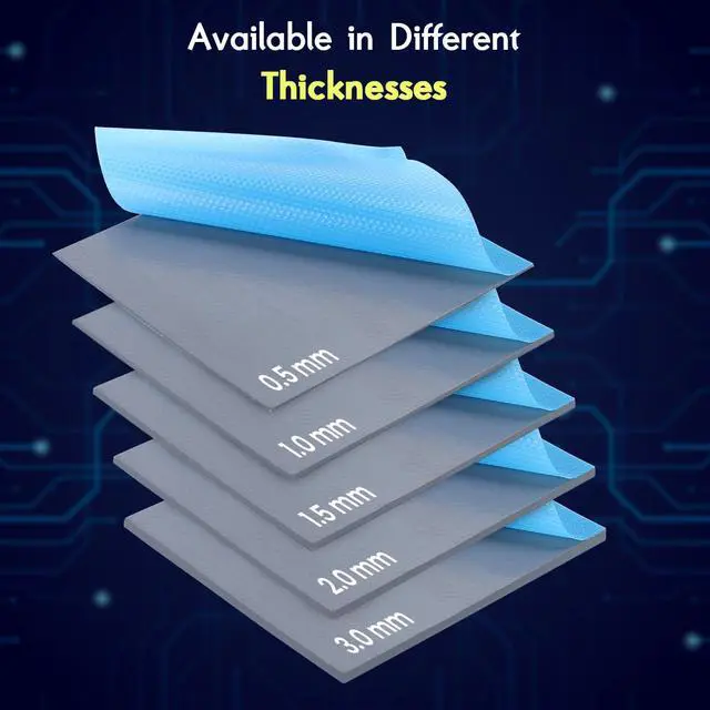 Alt view image 3 of 7 - Gelid Solutions Ultimate GP-Ultimate-Thermal Pad 120x120x0.5mm. Excellent Heat Conduction, Ideal Gap Filler. Easy Installation Thermal Conductivity 15W - 1 Pack