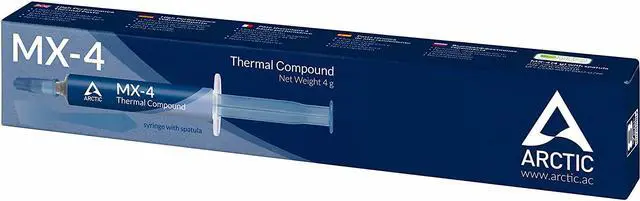 Alt view image 3 of 4 - MX-4 (incl. Spatula, 4 Grams) - Thermal Compound Paste, Carbon Based High Performance, Heatsink Paste, Thermal Compound CPU for All Coolers, Thermal Interface Material