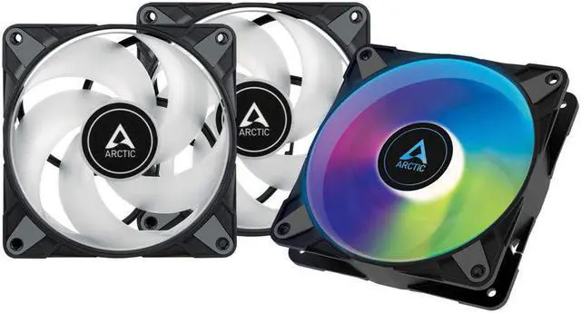 Alt view image 6 of 17 - ARCTIC ACFAN00232A P12 PWM PST A-RGB (3 Pack) 120 mm PWM case Fan Optimized for Static Pressure 2000 RPM 3 pin Black