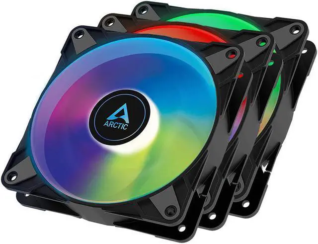 Alt view image 5 of 17 - ARCTIC ACFAN00232A P12 PWM PST A-RGB (3 Pack) 120 mm PWM case Fan Optimized for Static Pressure 2000 RPM 3 pin Black