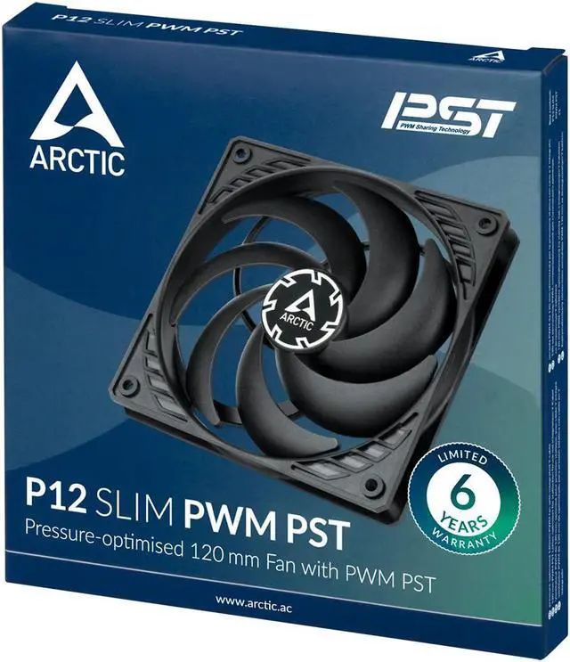 Alt view image 9 of 12 - ARCTIC P12 SLIM PWM PST 120mm Case Fan with PWM Sharing Technology (PST)