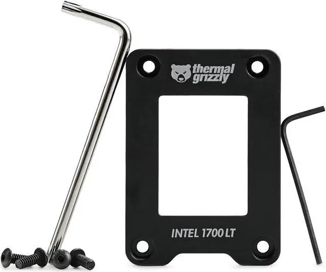 Alt view image 3 of 7 - Thermal Grizzly - CPU Contact Frame Intel 1700 LT - for Optimized CPU Contact Pressure to Improve The Cooling Performance