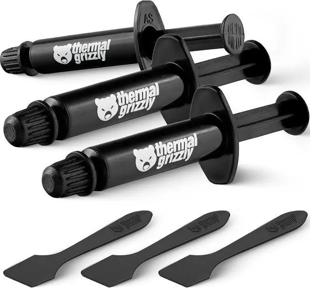 Main image of Thermal Grizzly Kryonaut - High-Performance CPU Thermal Paste for Cooling All Processors, Graphics Cards, and Heat Sinks - Thermal Compound for Computers and Consoles (3 Pack Combo)
