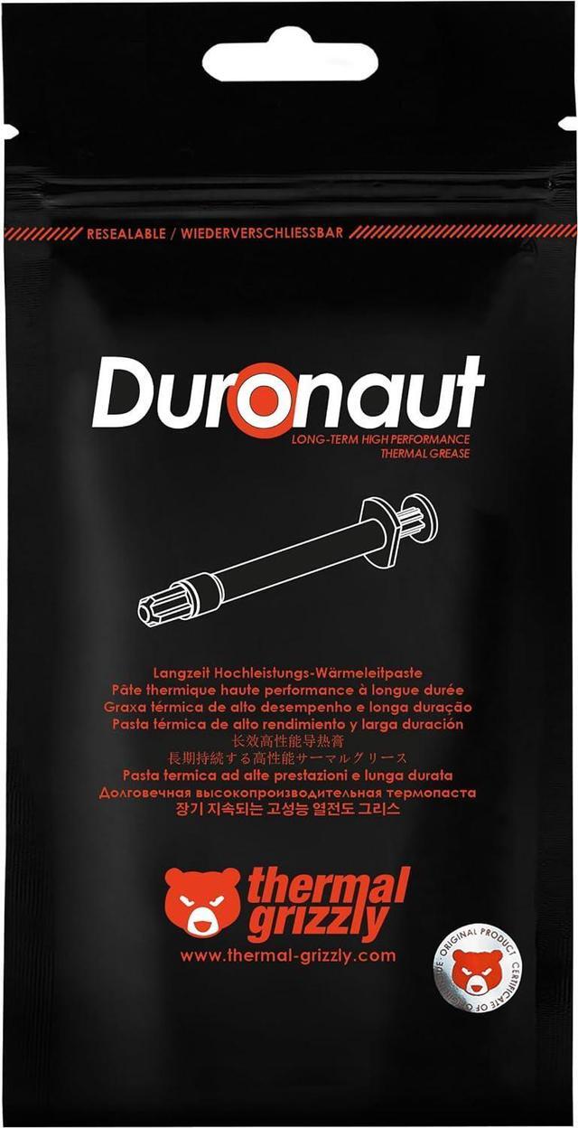 Alt view image 4 of 7 - Thermal Grizzly Duronaut - 2 Gram - Enhanced Durability & High Performance Thermal Paste - for Maximum Thermal Conductivity While Overclocking CPU/GPU/PS4/PS5/Xbox