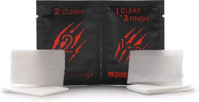 Alt view image 2 of 2 - Thermal Grizzly Cleaning Wipes (TG-CW-10)