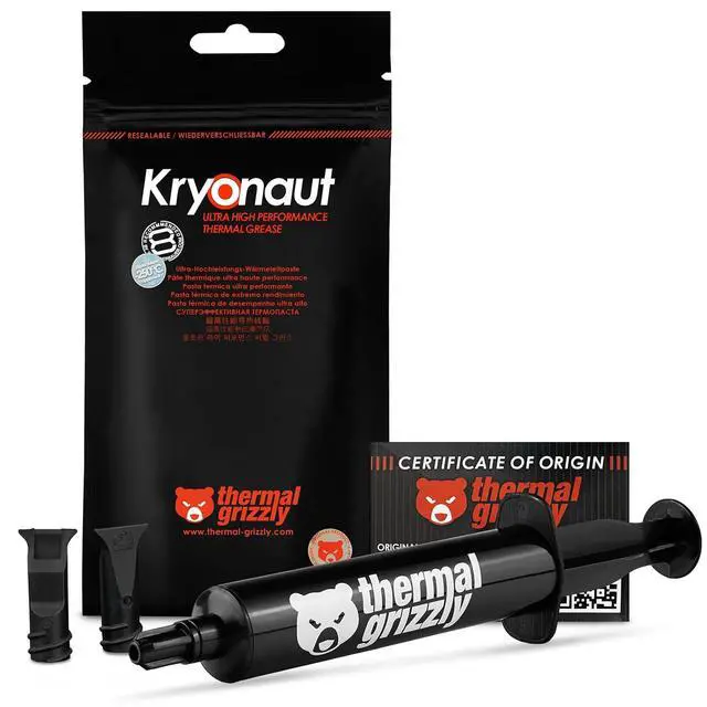 Alt view image 4 of 10 - Thermal Grizzly Kryonaut Thermal Grease Paste - 37 Grams - TG-K-100-R