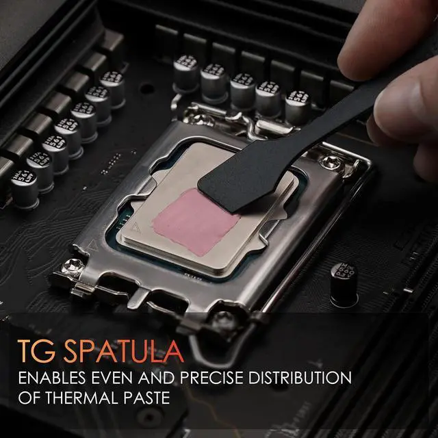 Alt view image 2 of 6 - Thermal Grizzly - Spatula for Applying and Spreading Thermal Paste or Liquid Metal on CPU, GPU and Heatsinks - Thermal Paste Spreader - 3 Pieces