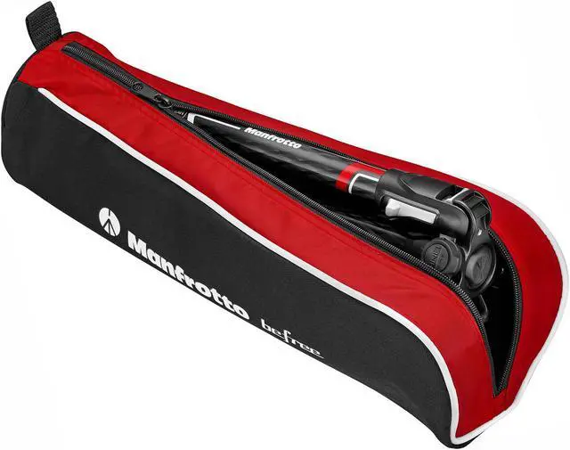 Alt view image 15 of 20 - Manfrotto Befree Advanced CF Travel Tripod with 494 Ball Head, Twist Lock, Black