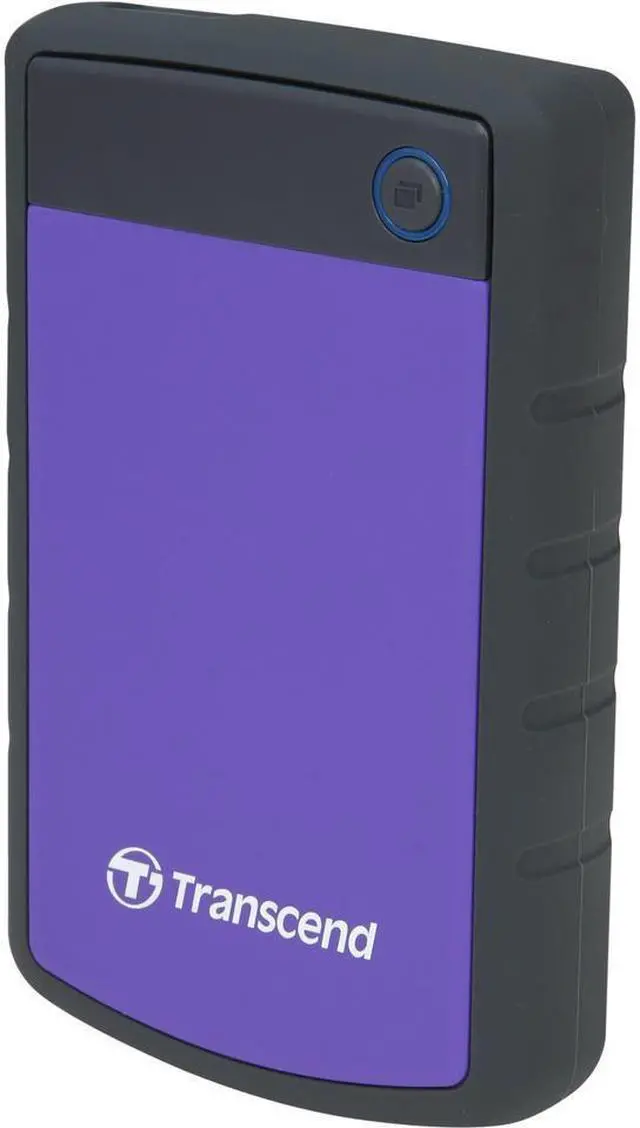 Alt view image 2 of 4 - Transcend 2TB StoreJet 25H3 Military-grade Shock Resistance Portable External Hard Drive USB 3.0 Model TS2TSJ25H3P Purple