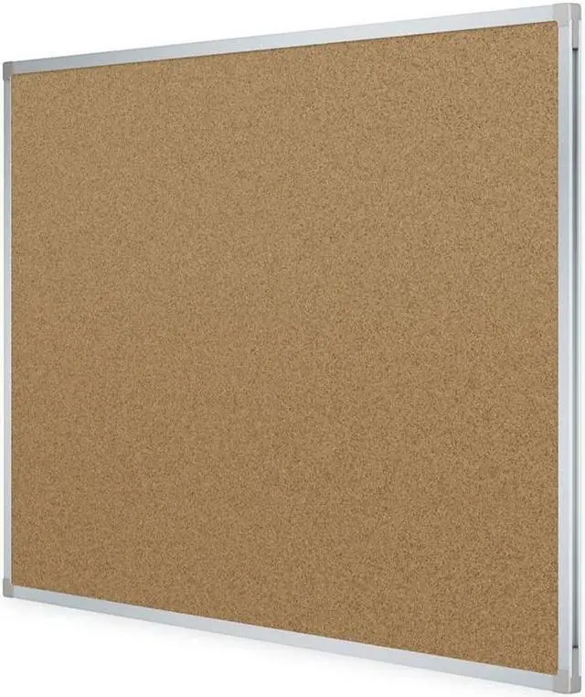 Alt view image 3 of 8 - QUARTET 85360 Bulletin Board,Cork,Aluminum Frame