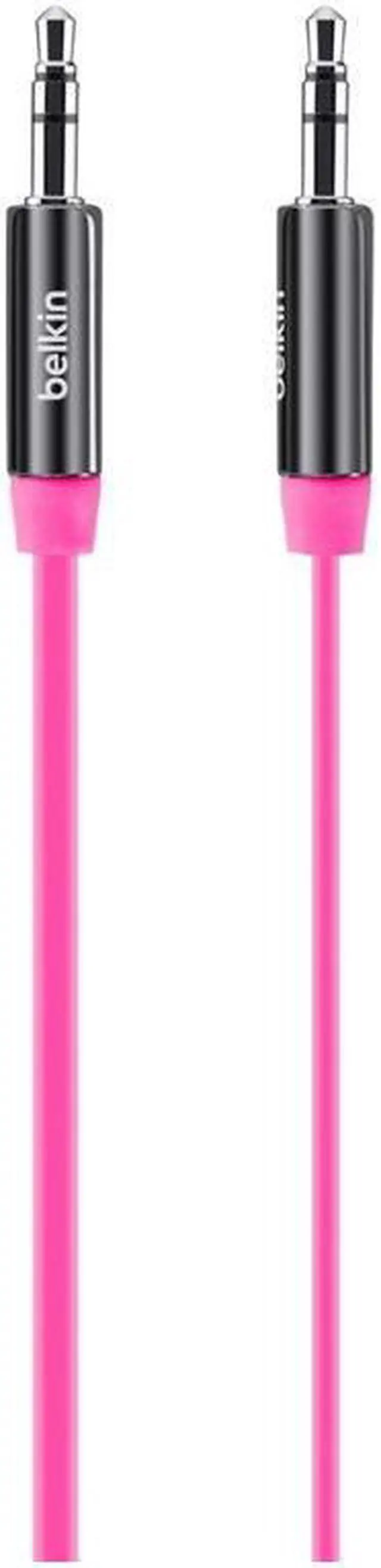 Alt view image 5 of 6 - BELKIN Pink Cell Phone - Chargers & Cables AV10127tt03-PNK for iPhone 5 / 5s and 5c and many other 3.5m compaible devices