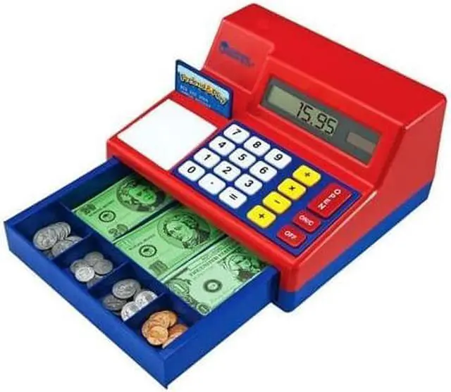 Alt view image 7 of 20 - Learning Resources Pretend & Play Calculator Cash Register