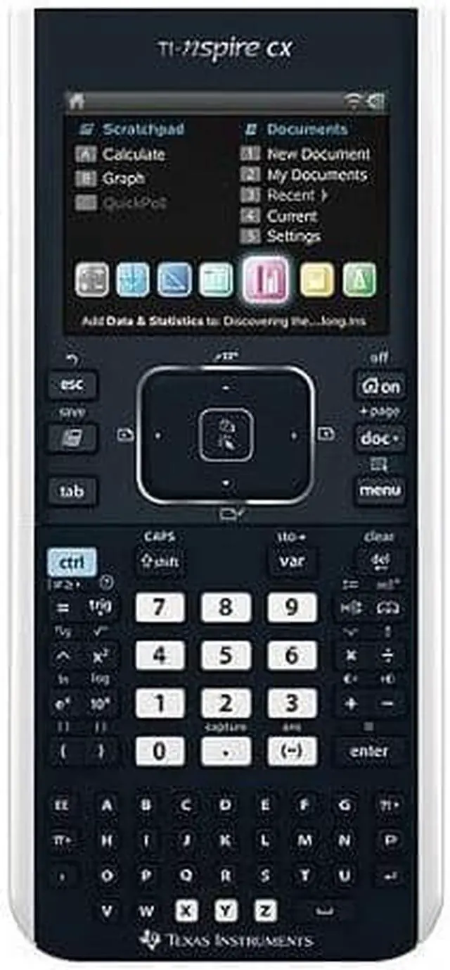 Alt view image 6 of 6 - TI-Nspire CX Handheld Graphing Calculator with Full-Color Display