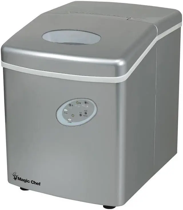 Alt view image 16 of 17 - MAGIC CHEF MCIM22TS 27-lb portable mini ice maker ,silver