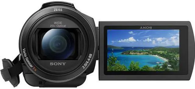 Alt view image 3 of 20 - Sony Handycam AX43 Digital Camcorder 3" LCD Touchscreen CMOS 4K FDRAX43B