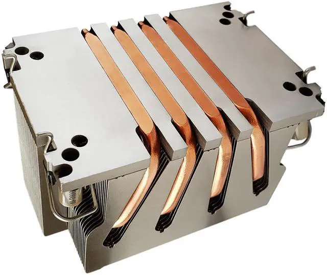 Alt view image 4 of 13 - Dynatron N2 Intel LGA4189 Aluminum Heatsink with Copper Heatpipes for Ice Lake, Cooper Lake