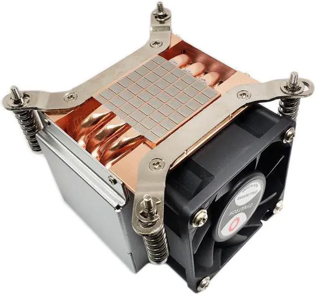 Alt view image 4 of 13 - Dynatron Q5 Alder Lake-S Socket LGA 1700 CPU Heatsink and PWM Fan, 125W TDP