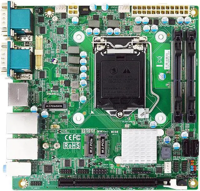 Alt view image 2 of 3 - Jetway MI08-00 19th Gen Comet Lake Mini ITX Motherboard, Dual LAN, 4 x COM