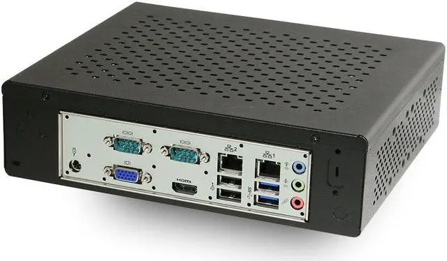 Main image of MITXPC MES-4125A Celeron J4125 Quad Core Industrial Fanless PC, Hardware RAID, Dual LAN