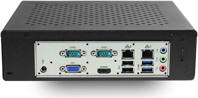 Alt view image 3 of 3 - MITXPC MES-4125A Celeron J4125 Quad Core Industrial Fanless PC, Hardware RAID, Dual LAN
