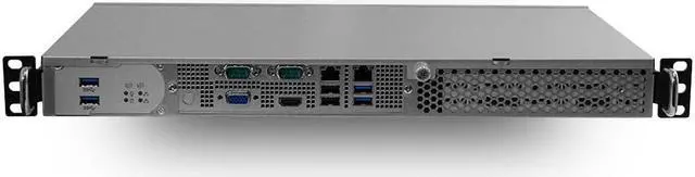 Alt view image 3 of 3 - MITXPC RFS-4125A-FIO Gemini Lake Front I/O Short Depth 1U, Hardware RAID