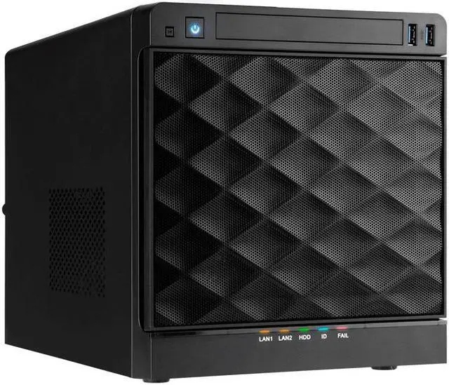Alt view image 2 of 4 - MITXPC NAS-PH13 4-Bay Low Energy Home Server, Dual LAN