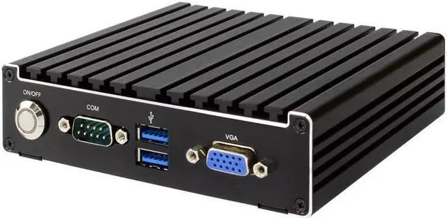 Alt view image 2 of 4 - Jetway HBJC420U691Z Apollo Lake Celeron J3455 Fanless Mini PC, Dual LAN