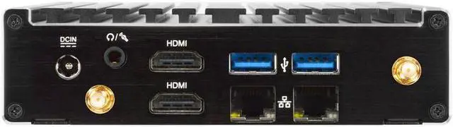 Alt view image 3 of 4 - Jetway HBJC420U691Z Apollo Lake Celeron J3455 Fanless Mini PC, Dual LAN