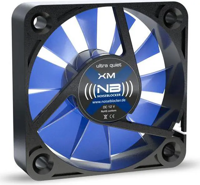 Alt view image 3 of 5 - Noiseblocker NB-BlackSilentFan XM-2 40mm 3800RPM Silent Classic Design Fan 14 dBA