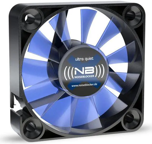 Alt view image 2 of 5 - Noiseblocker NB-BlackSilentFan XM-2 40mm 3800RPM Silent Classic Design Fan 14 dBA