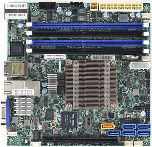 Main image of Supermicro X10SDV-4C-TLN4F Server Motherboard - Intel Chipset - Socket BGA-1667 - Intel Xeon D-1520 Quad-core (4 Core)