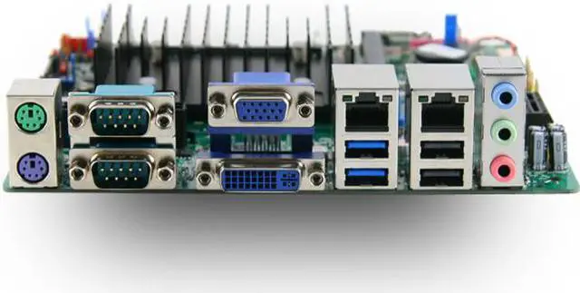Alt view image 4 of 5 - Mitac PD11BI CC Mini-ITX Motherboard w/ Intel Celeron J1900, Dual LAN