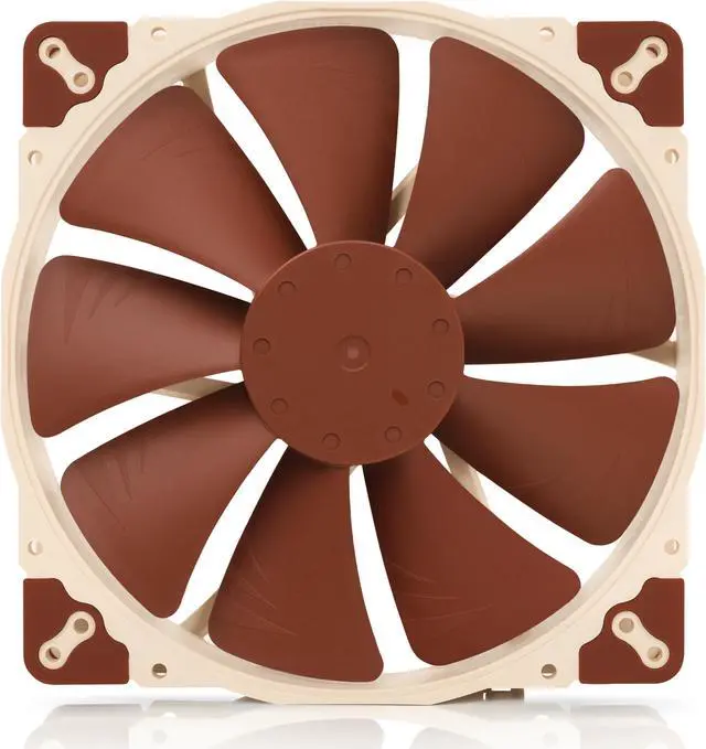 Alt view image 2 of 7 - Noctua NF-A20 FLX, Premium Quiet Fan, 3-Pin (200x30mm, Brown)