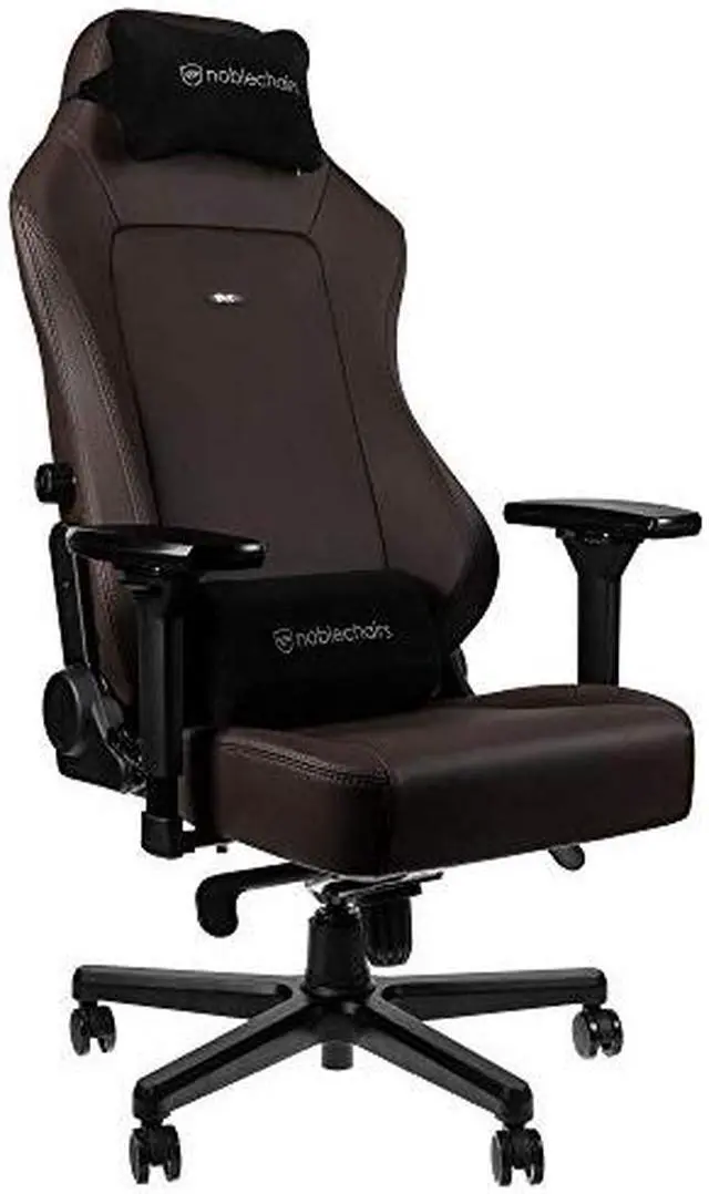 Alt view image 6 of 7 - noblechairs HERO Ergonomic Gaming & Office Chair - Faux Vegan Leather, Reclining Backrest, Lockable Tilt, Lumbar Support, 4D Armrests, Supports Up to 150 kg - Java Edition