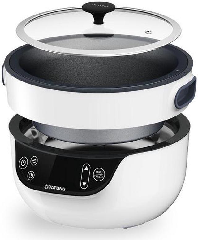 Alt view image 2 of 7 - TATUNG Fusion Cooker Grill Pan and Waterless Pot - 4 Cooking Modes, Cook, Grill, Soup, Bake and Waterless Cook